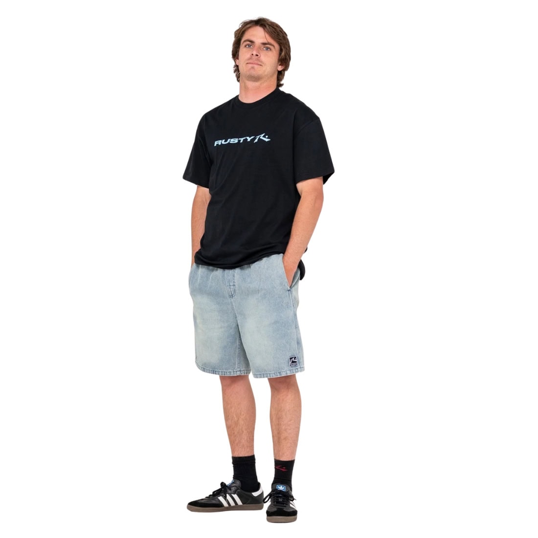 Rusty Vital Rusty T-Shirt - Black - Mens Graphic T-Shirt by Rusty