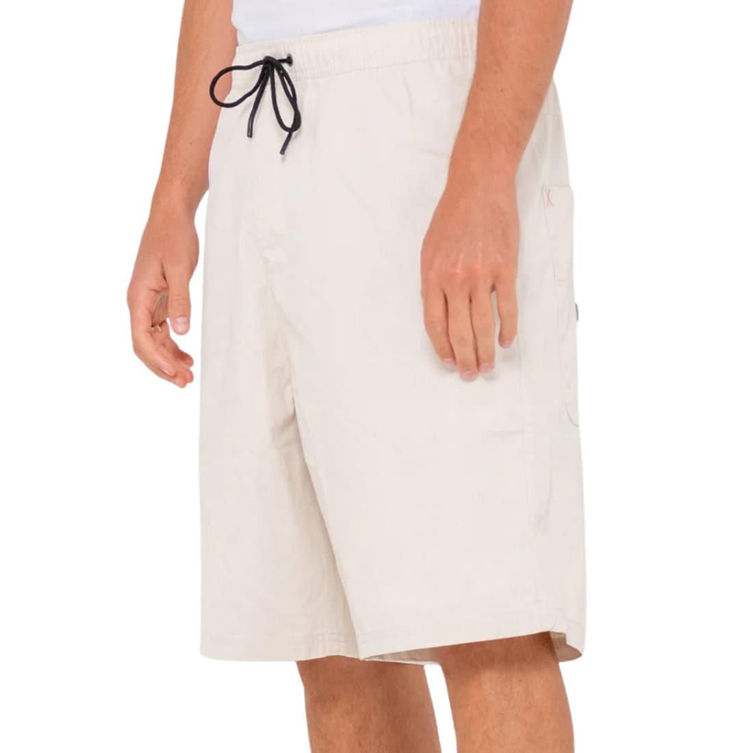 Rusty Wear Eva Elastic Shorts - Oatmeal - Mens Walk Shorts by Rusty