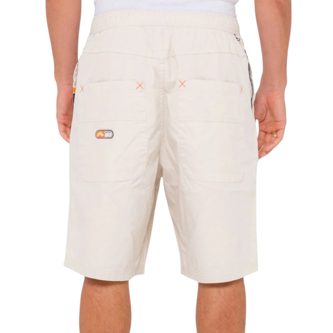 Rusty Wear Eva Elastic Shorts - Oatmeal - Mens Walk Shorts by Rusty