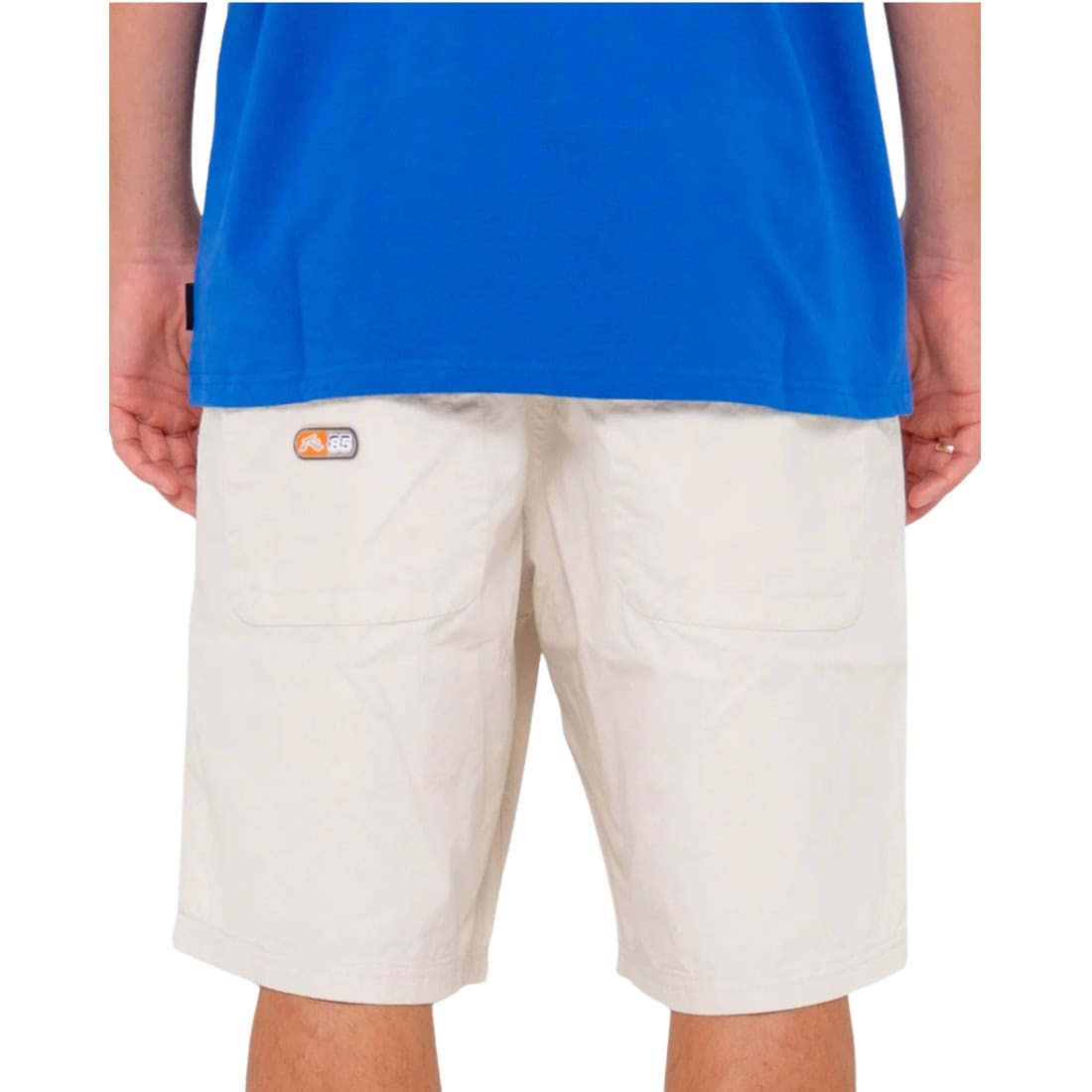 Rusty Wear Eva Elastic Shorts - Oatmeal - Mens Walk Shorts by Rusty