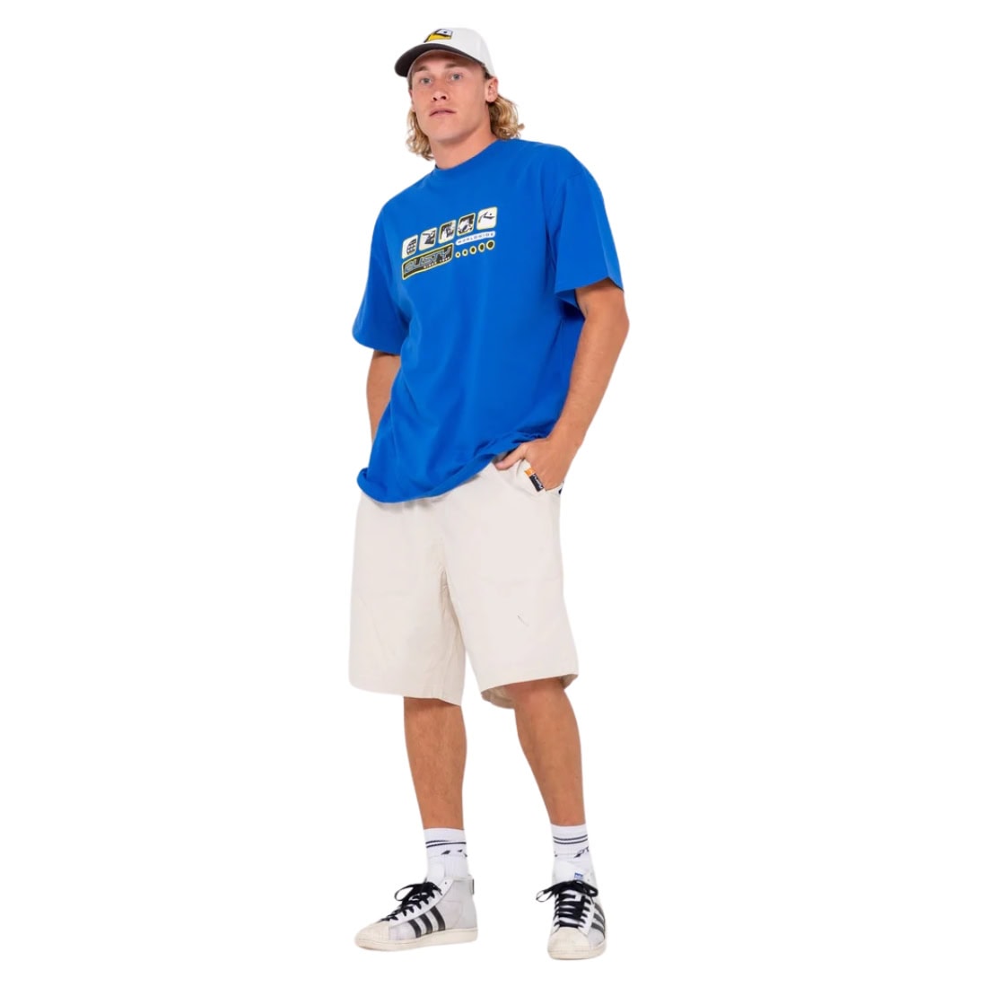 Rusty Wear Eva Elastic Shorts - Oatmeal - Mens Walk Shorts by Rusty