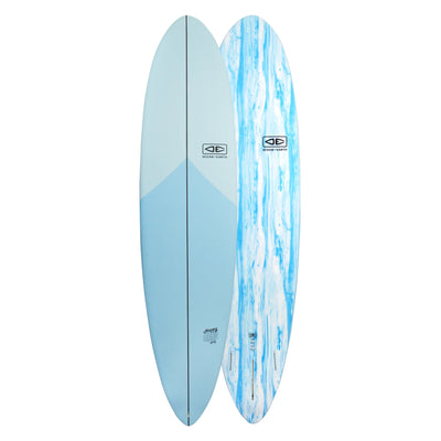 Ocean And Earth 8'0 Happy Hour Epoxy Soft Surfboard - Sky Blue - Softboard by Ocean and Earth 8ft 0