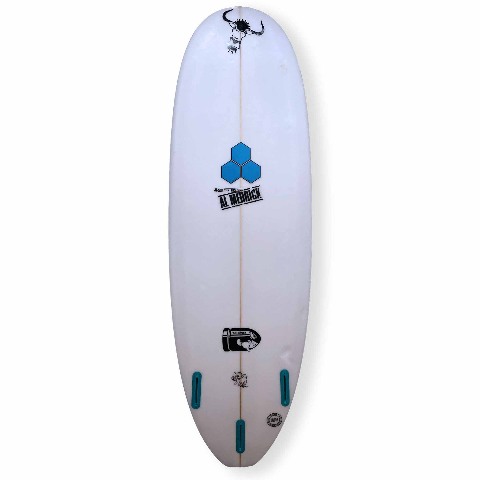 Channel Islands 5'7 Hoglet Second Hand Shortboard 31.5L - White - Second Hand Shortboard by Channel Islands 5ft 7