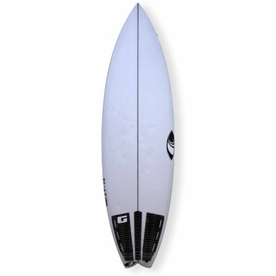 Sharpeye 5'9 Twin Turbo Second Hand Shortboard 30.6L - White - Second Hand Shortboard by Sharpeye 5'9