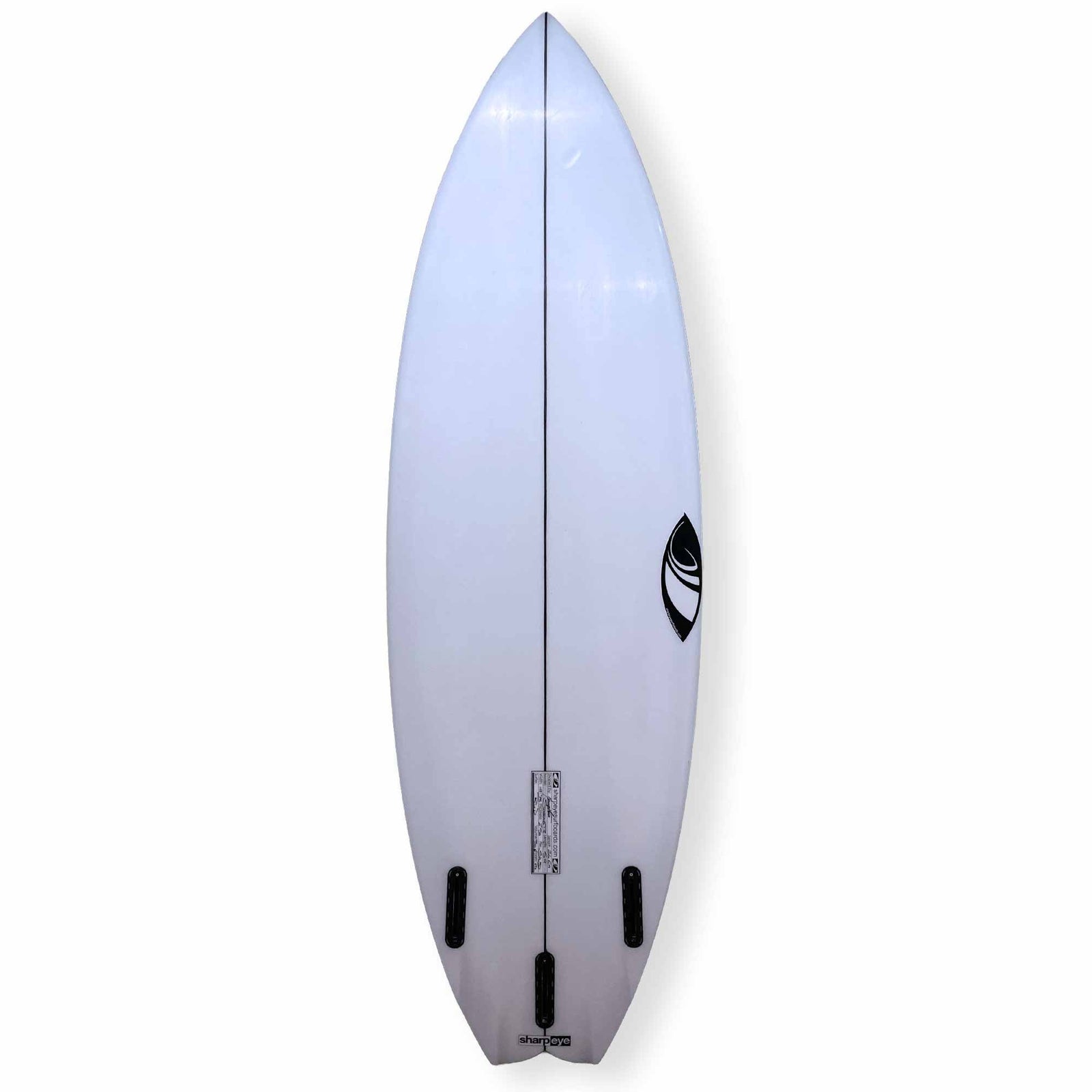 Sharpeye 5'9 Twin Turbo Second Hand Shortboard 30.6L - White - Second Hand Shortboard by Sharpeye 5'9
