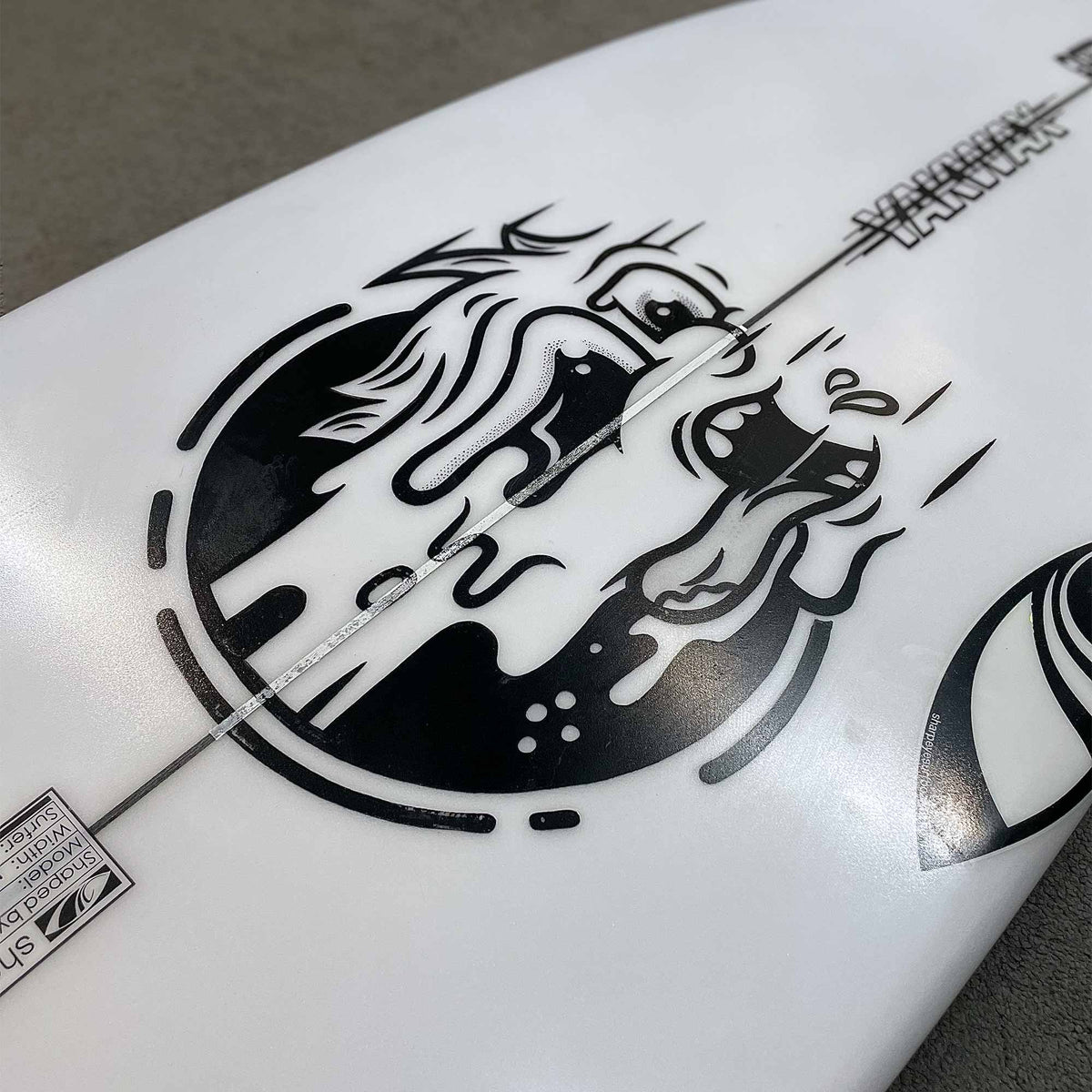 Sharpeye 5'8 Inferno Ft Quad Second Hand Shortboard 25.5 - White - Second Hand Shortboard by Sharpeye 5ft 8