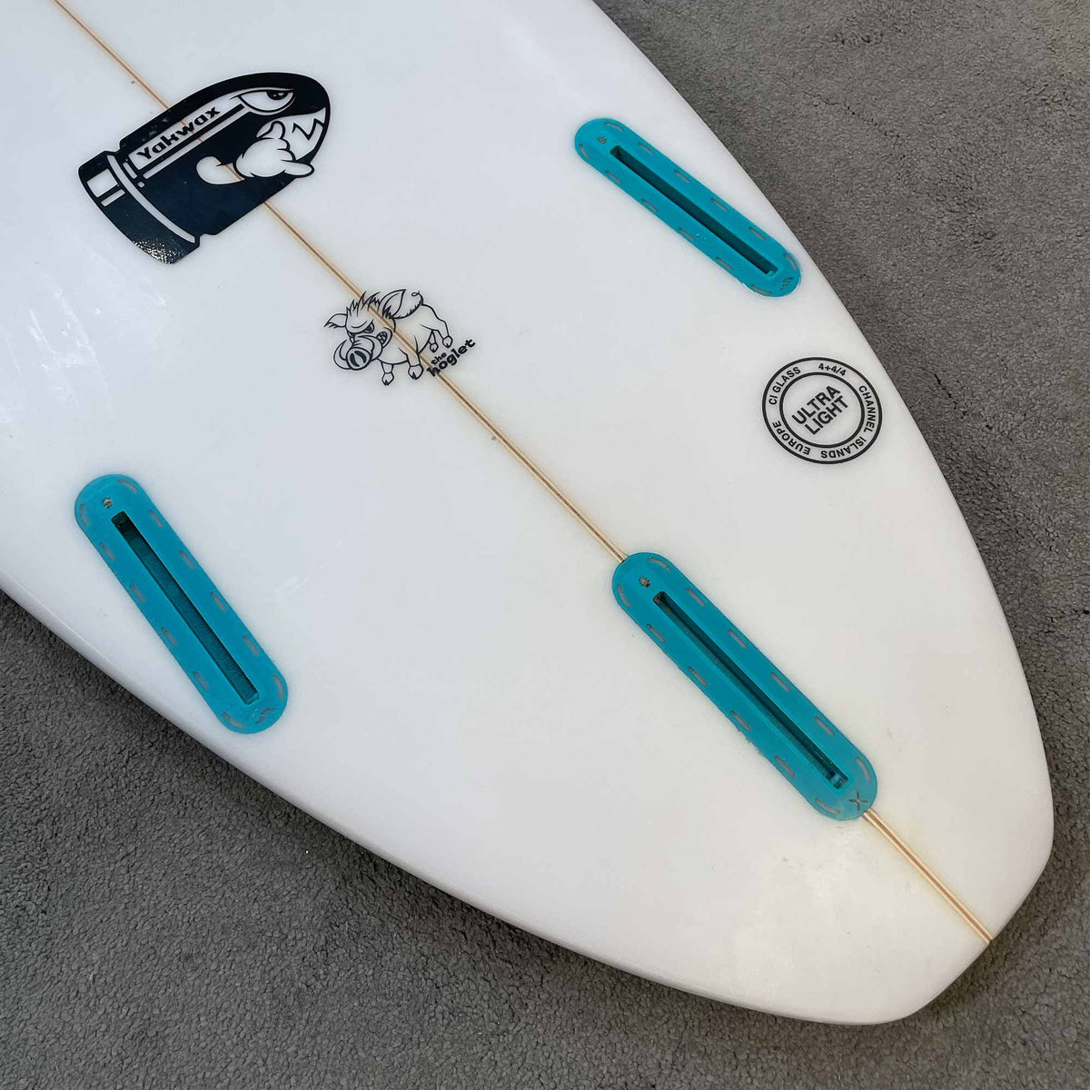 Channel Islands 5'7 Hoglet Second Hand Shortboard 31.5L - White - Second Hand Shortboard by Channel Islands 5ft 7