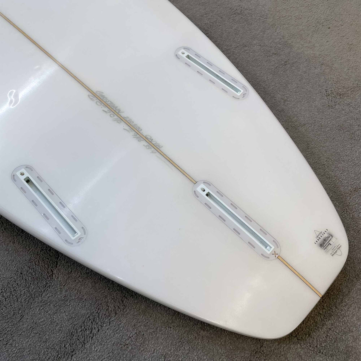 Bradley 6'0 Onya Second Hand Shortboard 33.4L - White - Second Hand Shortboard by Bradley 6ft 0