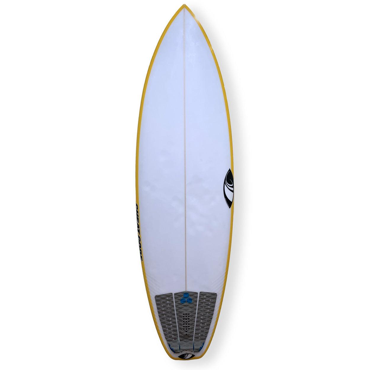 Sharpeye 5'9 Cheat Code Second Hand Shortboard 32L - Yellow Rails - Second Hand Shortboard by Sharpeye 5ft 9