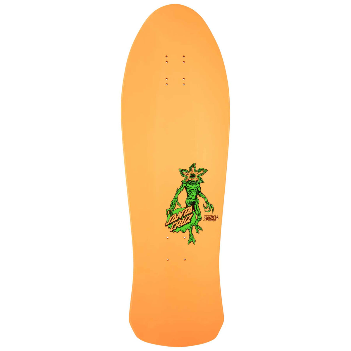 Santa Cruz 10.3" X Stranger Things Salba Demogorgon Deck - Orange - Skateboard Deck by Santa Cruz 10.3 inch