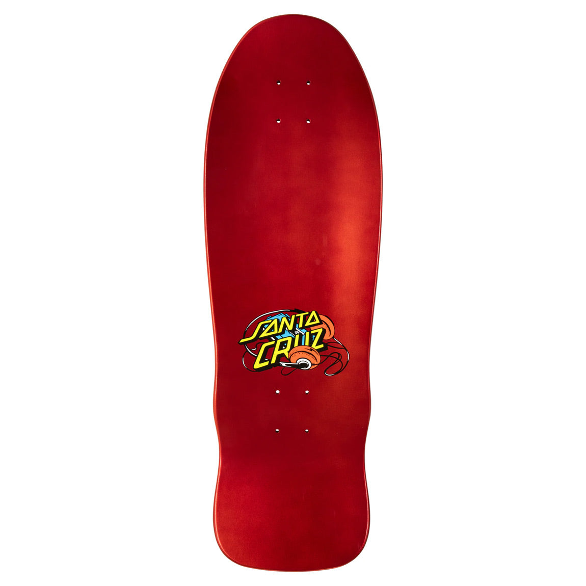 Santa Cruz 9.7" X Stranger Things Grabke Max Melting Clock Deck - Red - Skateboard Deck by Santa Cruz 9.7 inch