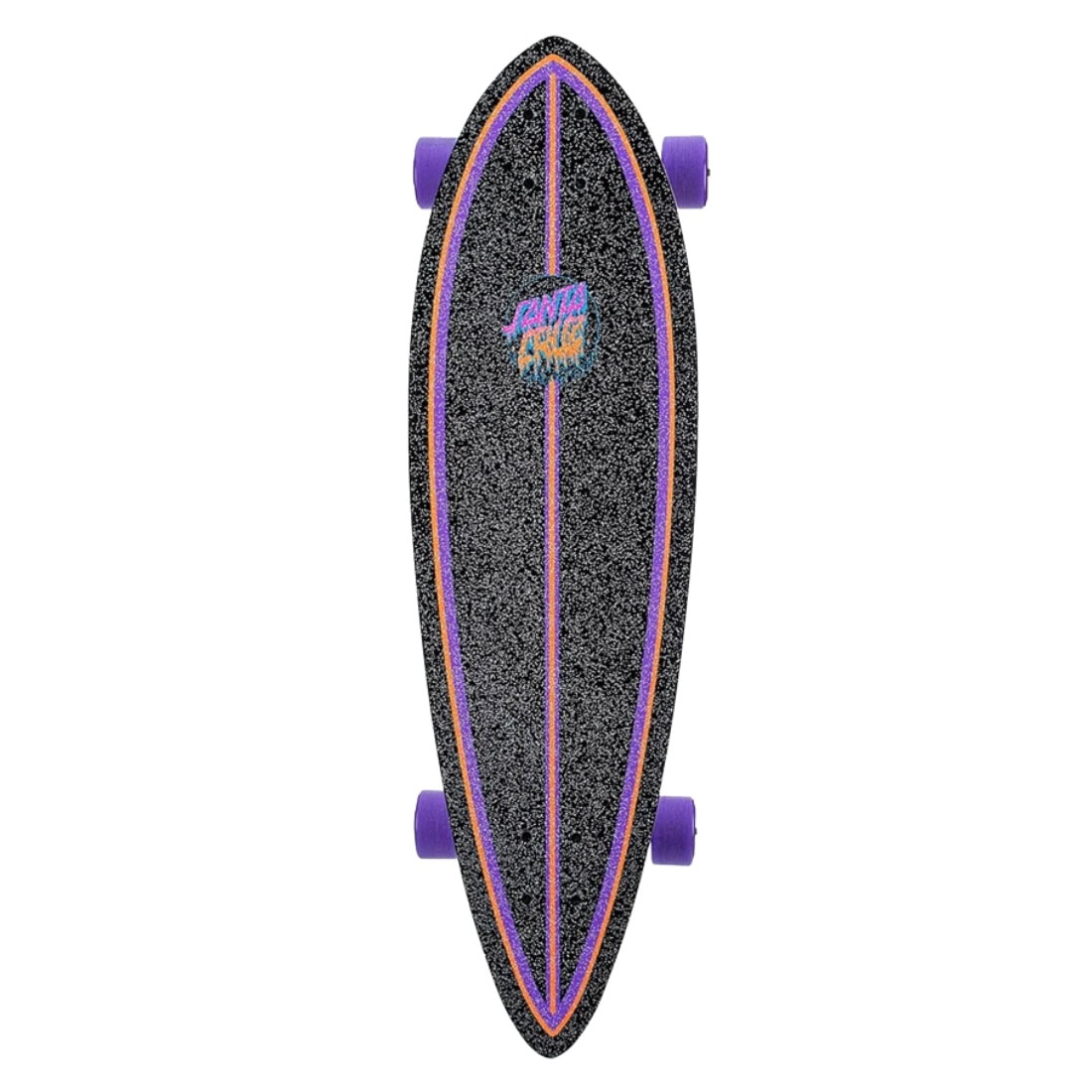 Santa Cruz 33" Rad Dot Pintail Cruzer Skateboard - Multi