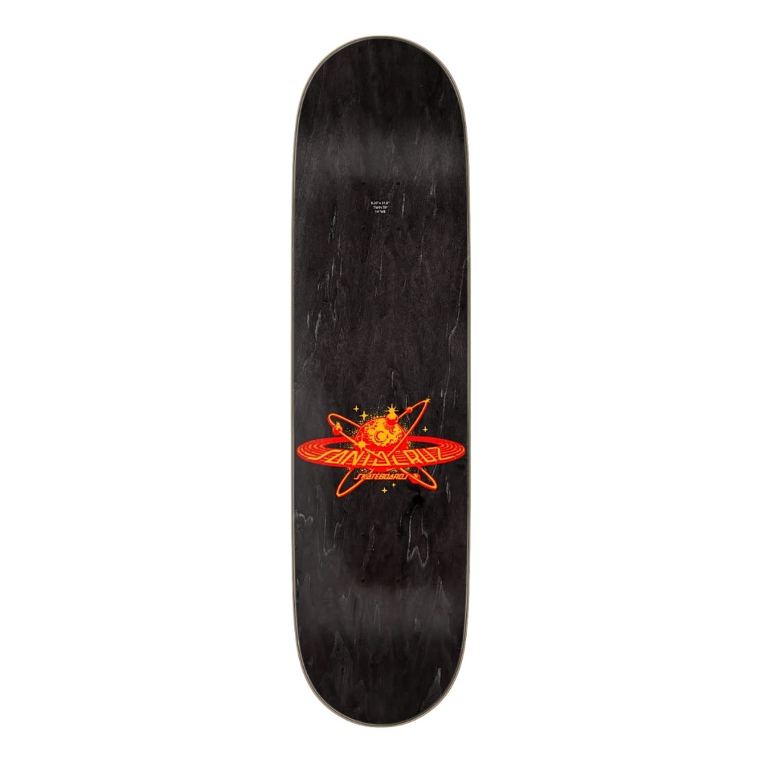 Santa Cruz 8.2" Asta Cosmic Cat Twin Tip Deck - Black/Multi - Skateboard Deck by Santa Cruz 8.2 inch