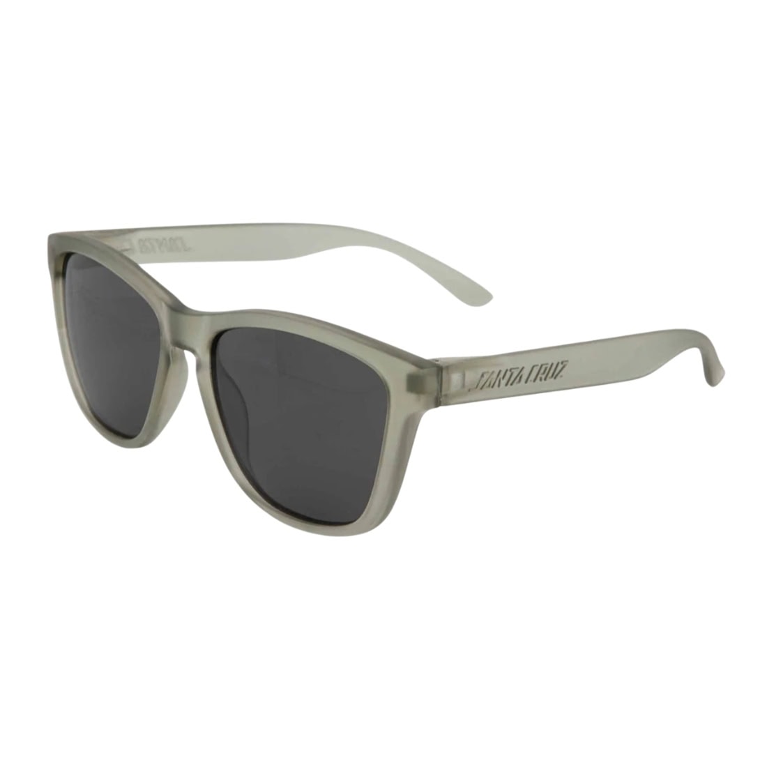 Santa Cruz Boss Strip Sunglasses - Stone Grey/Black - Square/Rectangular Sunglasses by Santa Cruz