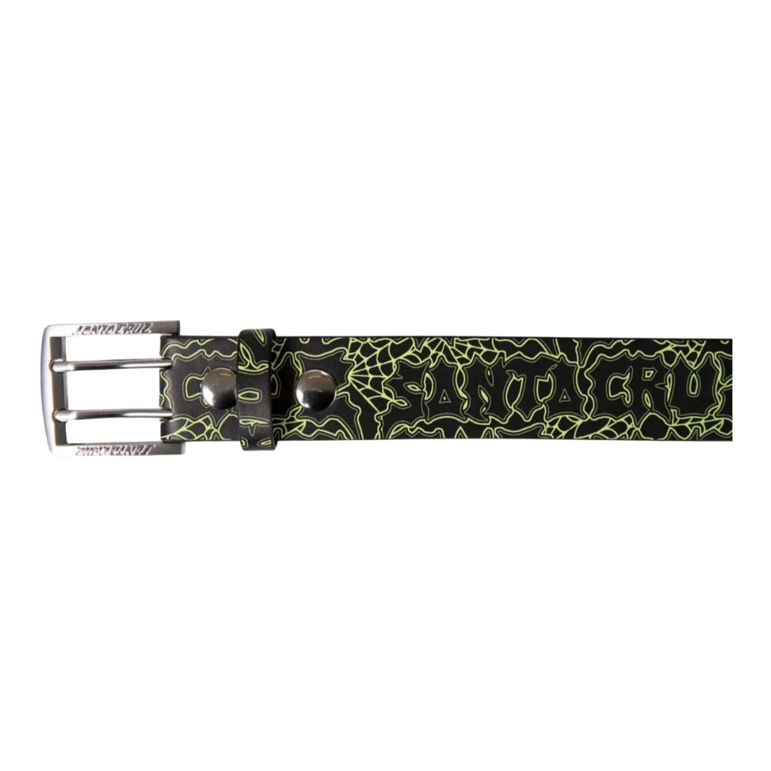 Santa Cruz Duo Belt - Green Web - Mens Casual Belt by Santa Cruz One Size
