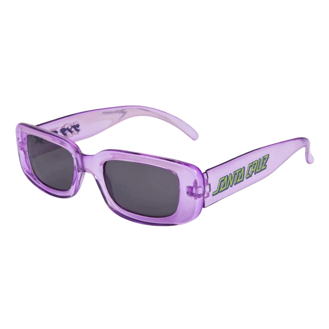 Santa Cruz Inferno Japanese Strip Sunglasses - Crystal Lilac - Square/Rectangular Sunglasses by Santa Cruz