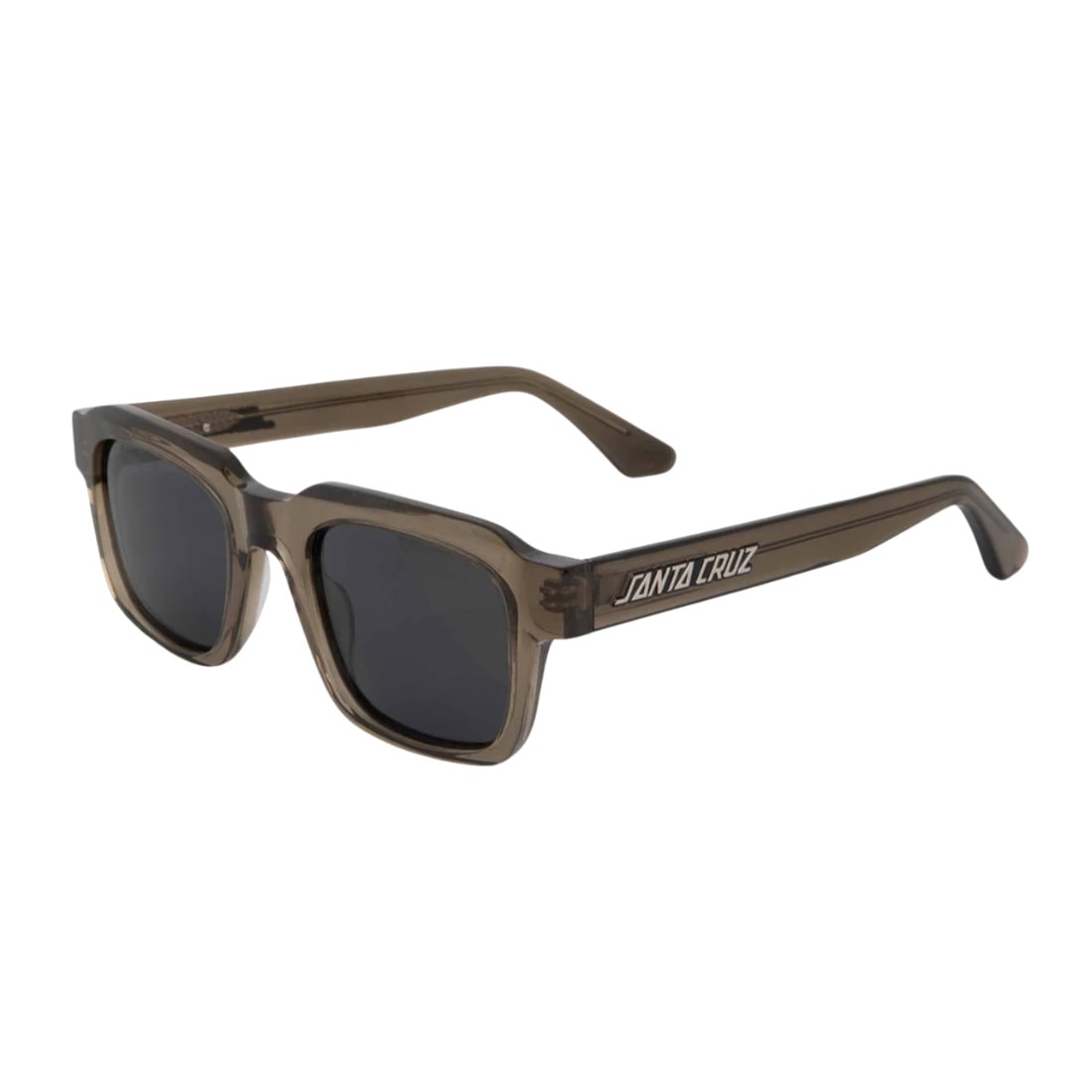 Santa Cruz Mimi Sunglasses - Transparent Stone Grey/Black - Square/Rectangular Sunglasses by Santa Cruz