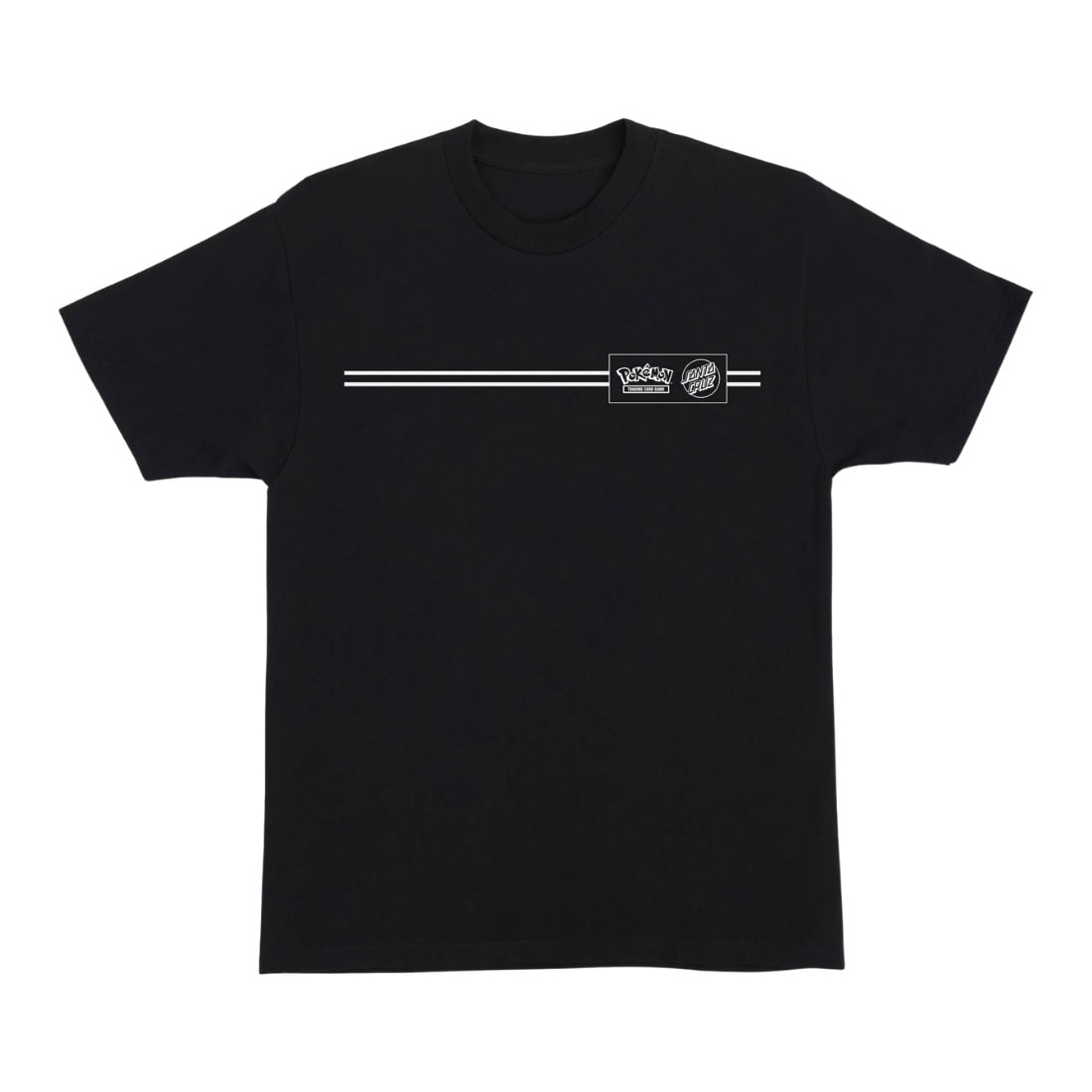 Santa Cruz x Pokemon Energy Dot Heavyweight T-Shirt - Black - Mens Graphic T-Shirt by Santa Cruz