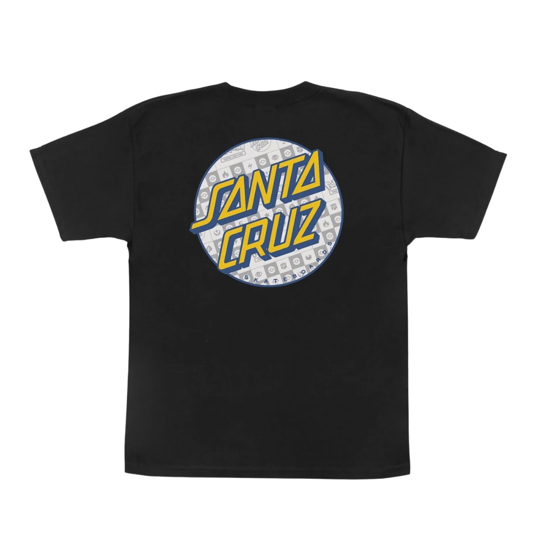 Santa Cruz x Pokemon Energy Dot Youth T-Shirt - Black - Boys Skate Brand T-Shirt by Santa Cruz