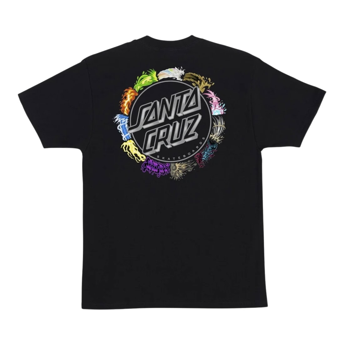 Santa Cruz x Pokemon Power Dot Heavyweight T-Shirt - Black - Mens Graphic T-Shirt by Santa Cruz