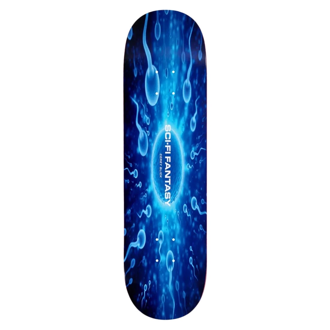 Sci-Fi Fantasy 8.38" Glick Life Force Deck - Blue - Skateboard Deck by Sci-Fi Fantasy 8.38 inch