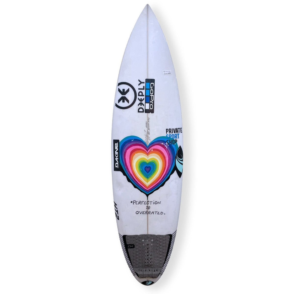 Sharpeye 5'8 Ht2 Defay Second Hand Shortboard - 24.3L - White - Second Hand Shortboard by Sharpeye 5ft 8
