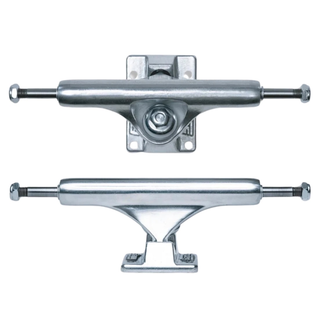 Slappy 8.25&quot; ST1 Inverted Polished Trucks (Pair) - Polished - Skateboard Trucks by Slappy 8.25 inch