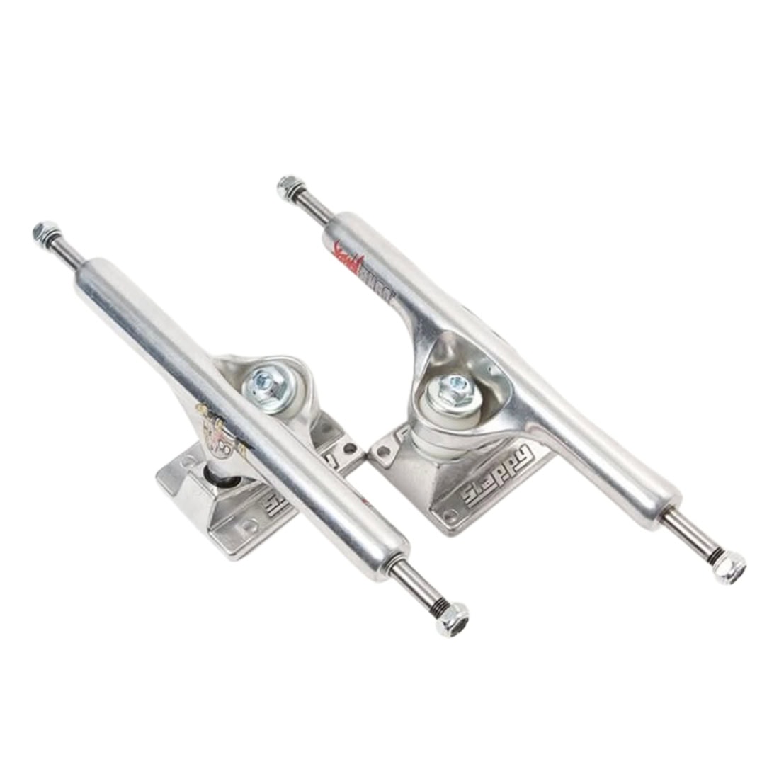 Slappy 8.5" Curb Killer ST1 Skate Trucks (Pair) - Polished - Skateboard Trucks by Slappy 8.5 inch