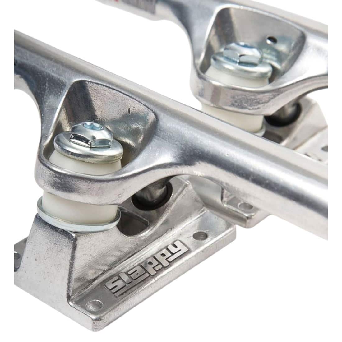 Slappy 8.5&quot; Curb Killer ST1 Skate Trucks (Pair) - Polished - Skateboard Trucks by Slappy 8.5 inch
