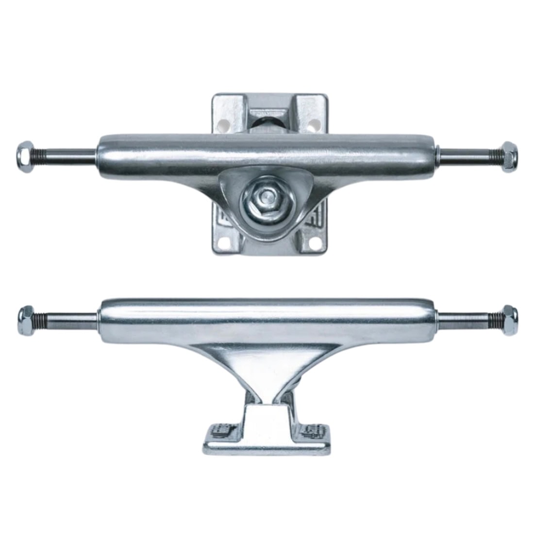 Slappy 8.5&quot; ST1 Inverted Polished Trucks (Pair) - Polished - Skateboard Trucks by Slappy 8.5 inch