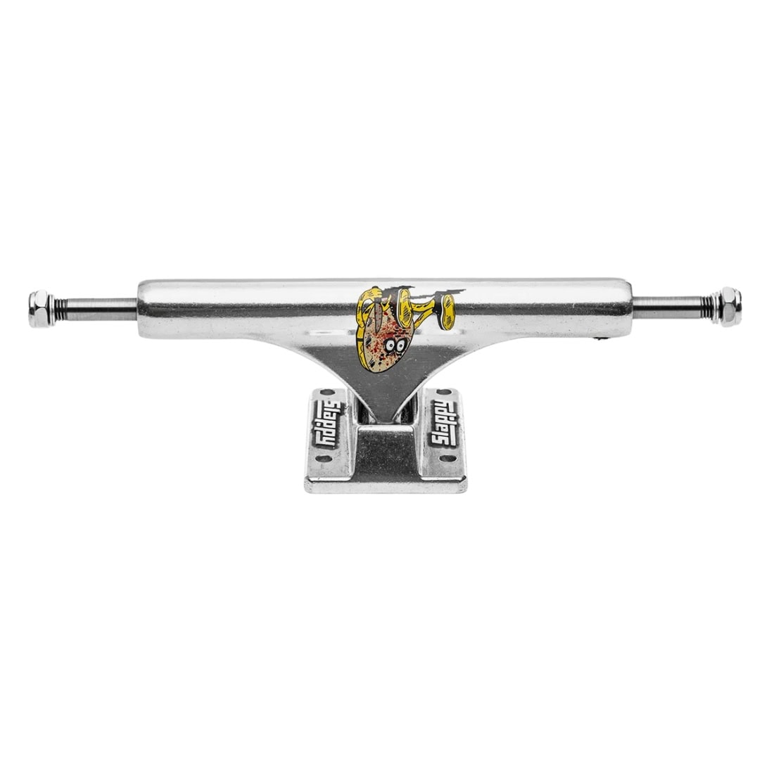 Slappy 9.0" Curb Killer ST1 Skate Trucks (Pair) - Polished - Skateboard Trucks by Slappy 9.0 inch