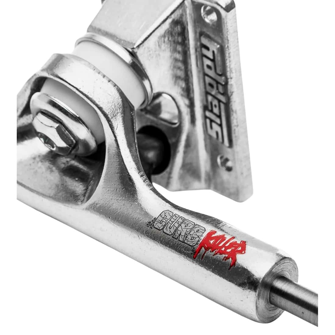 Slappy 9.0&quot; Curb Killer ST1 Skate Trucks (Pair) - Polished - Skateboard Trucks by Slappy 9.0 inch