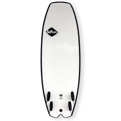 Softech 5'2 Mystery Box FCS II Quad Surfboard - 33.7L - White - Softboard by Softech 5ft 2in