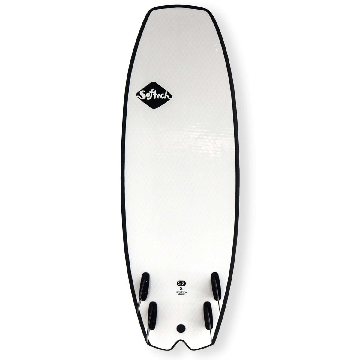 Softech 5'2 Mystery Box FCS II Quad Surfboard - 33.7L - White - Softboard by Softech 5ft 2in