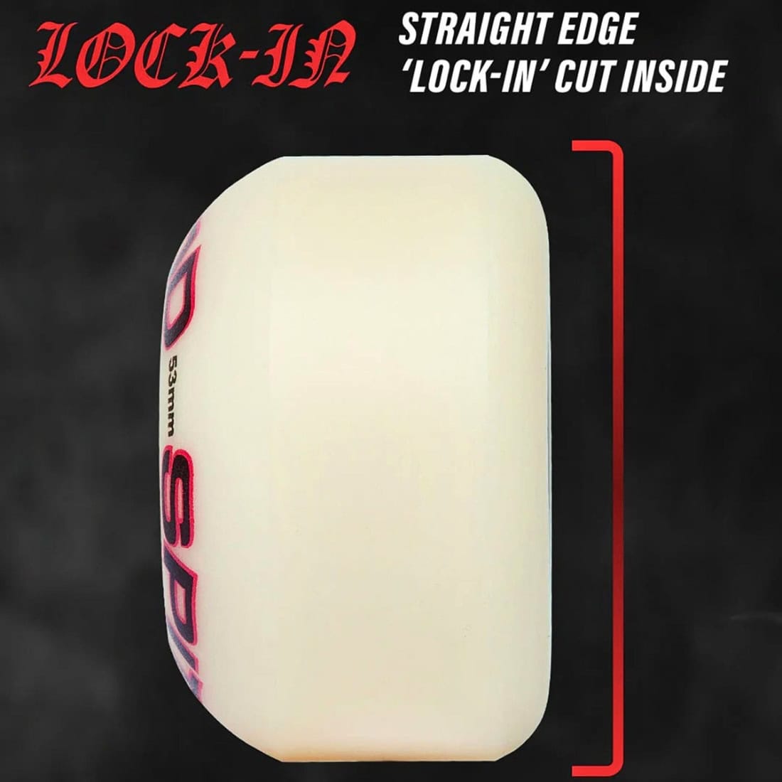 Spitfire 53mm F4 93DU Ishod Lock-In Classic Formula 4 Wheels - White - Skateboard Wheels by Spitfire 53mm