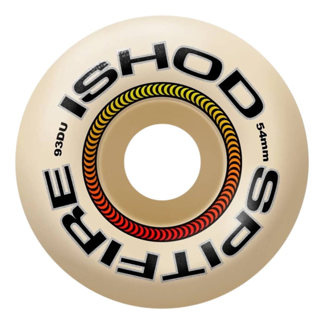 Spitfire 54mm F4 93DU Ishod Lock-In Classic Formula 4 Wheels - White - Skateboard Wheels by Spitfire 54mm