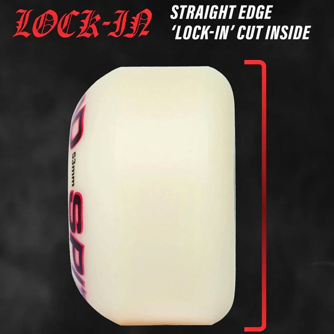 Spitfire 54mm F4 93DU Ishod Lock-In Classic Formula 4 Wheels - White - Skateboard Wheels by Spitfire 54mm