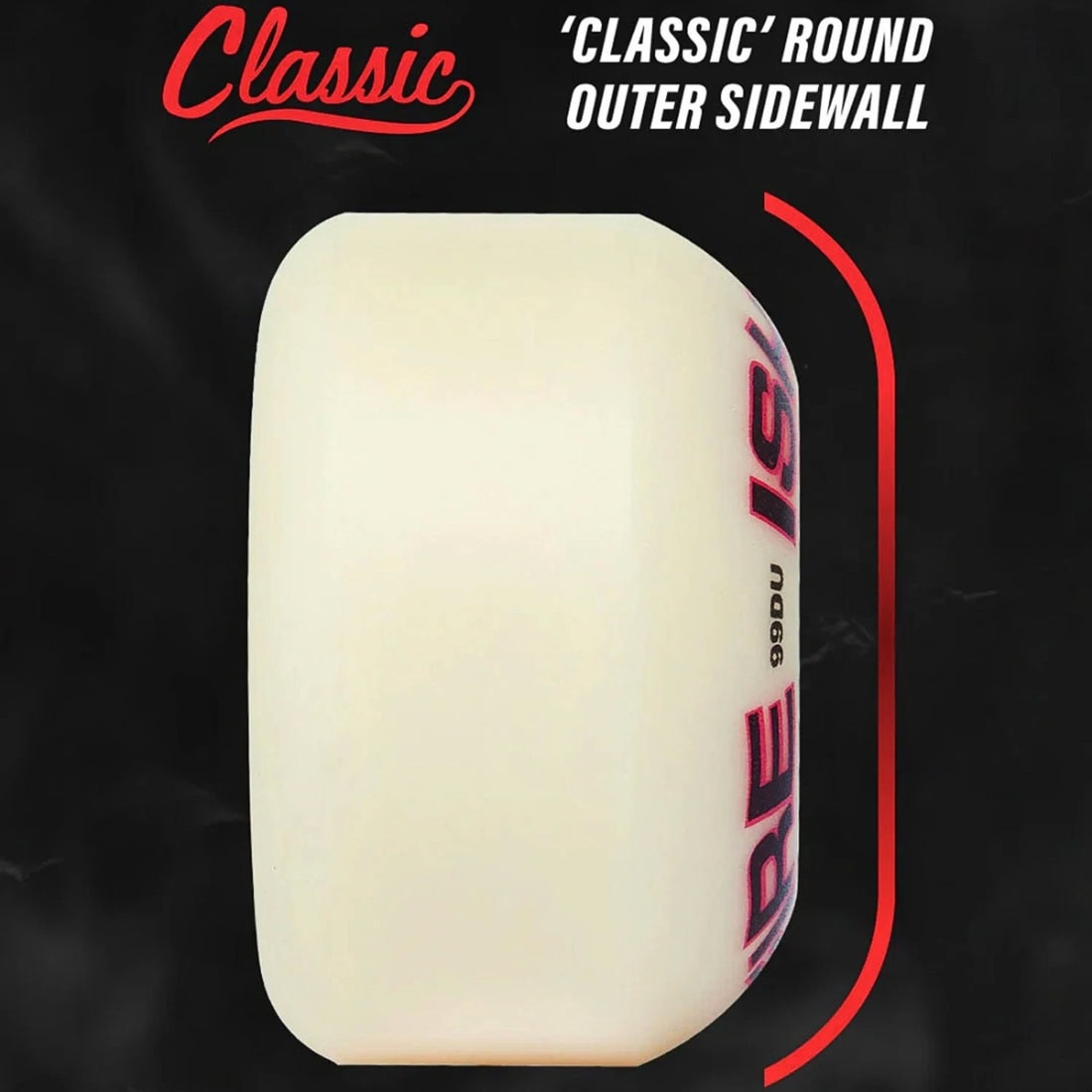 Spitfire 54mm F4 93DU Ishod Lock-In Classic Formula 4 Wheels - White - Skateboard Wheels by Spitfire 54mm