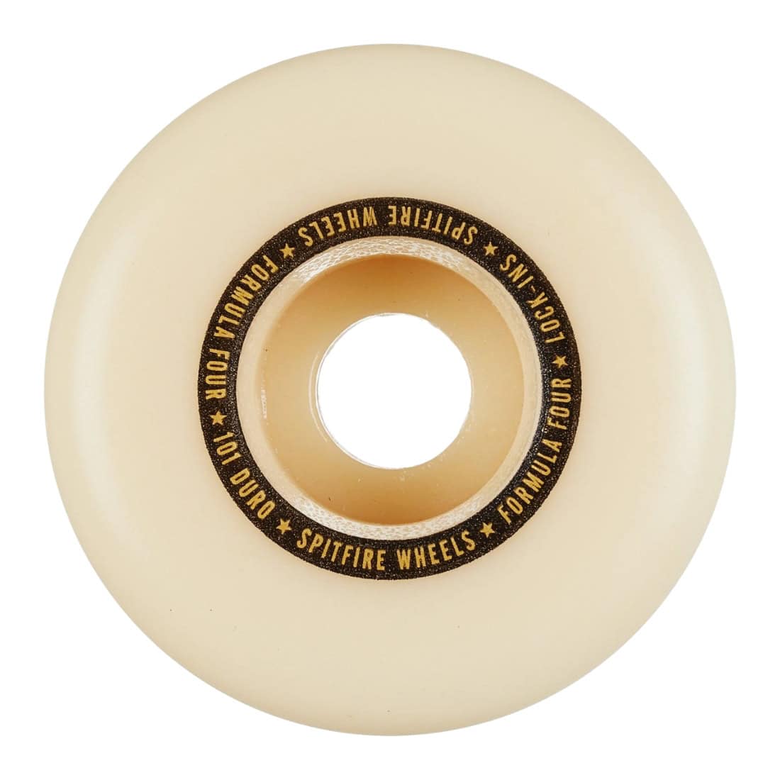 Spitfire 55mm F4 101DU Lock-Ins Formula 4 Wheels - White - Skateboard Wheels by Spitfire 55mm