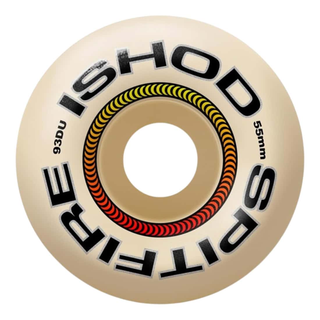 Spitfire 55mm F4 93DU Ishod Lock-In Classic Formula 4 Wheels - White - Skateboard Wheels by Spitfire 55mm