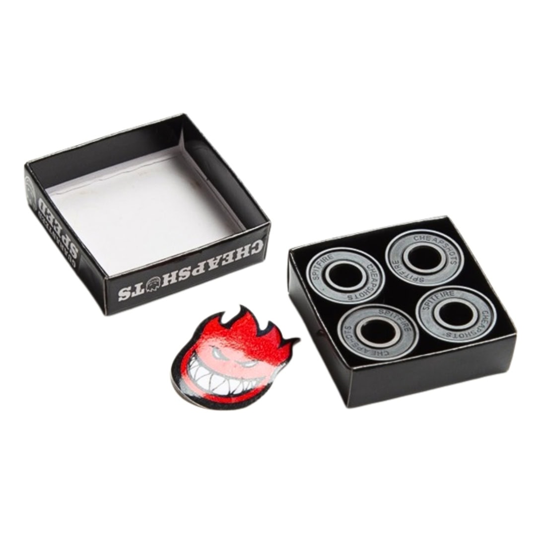 Spitfire Cheapshots Bearings - Black - Skateboard Bearings by Spitfire