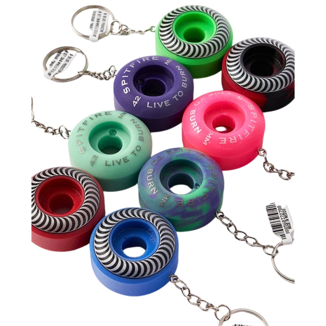 Spitfire Wheels Key Chain - Colour (Assorted) - Gifts for Skateboarders by Spitfire