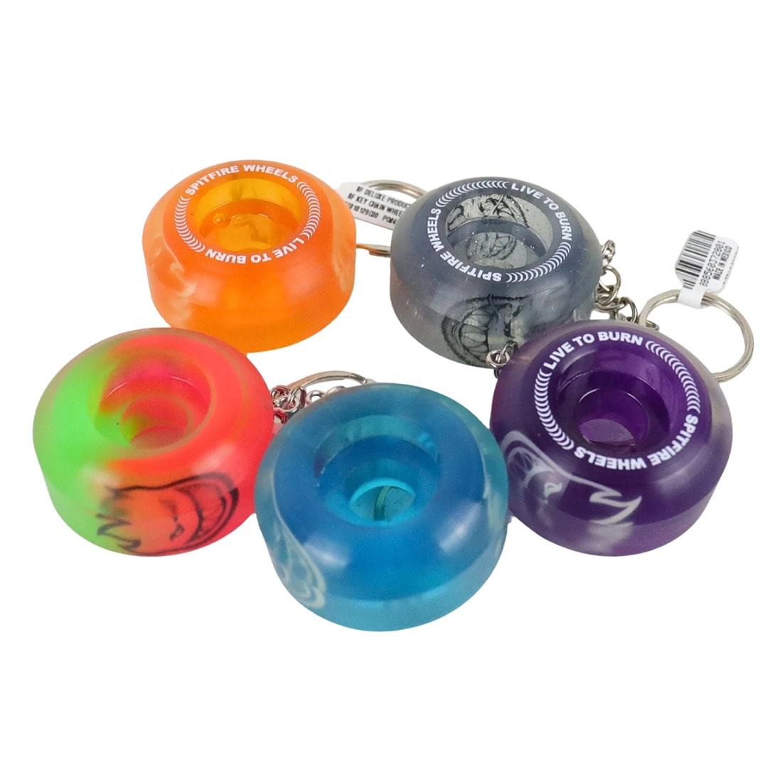 Spitfire Wheels Key Chain - Sapphire (Assorted) - Gifts for Skateboarders by Spitfire