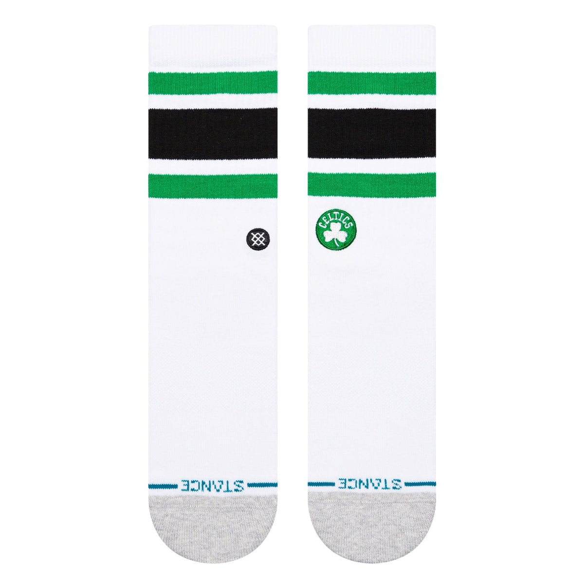 Stance Boston Celtics Tube BOS Socks - White - Mens Crew Length Socks by Stance