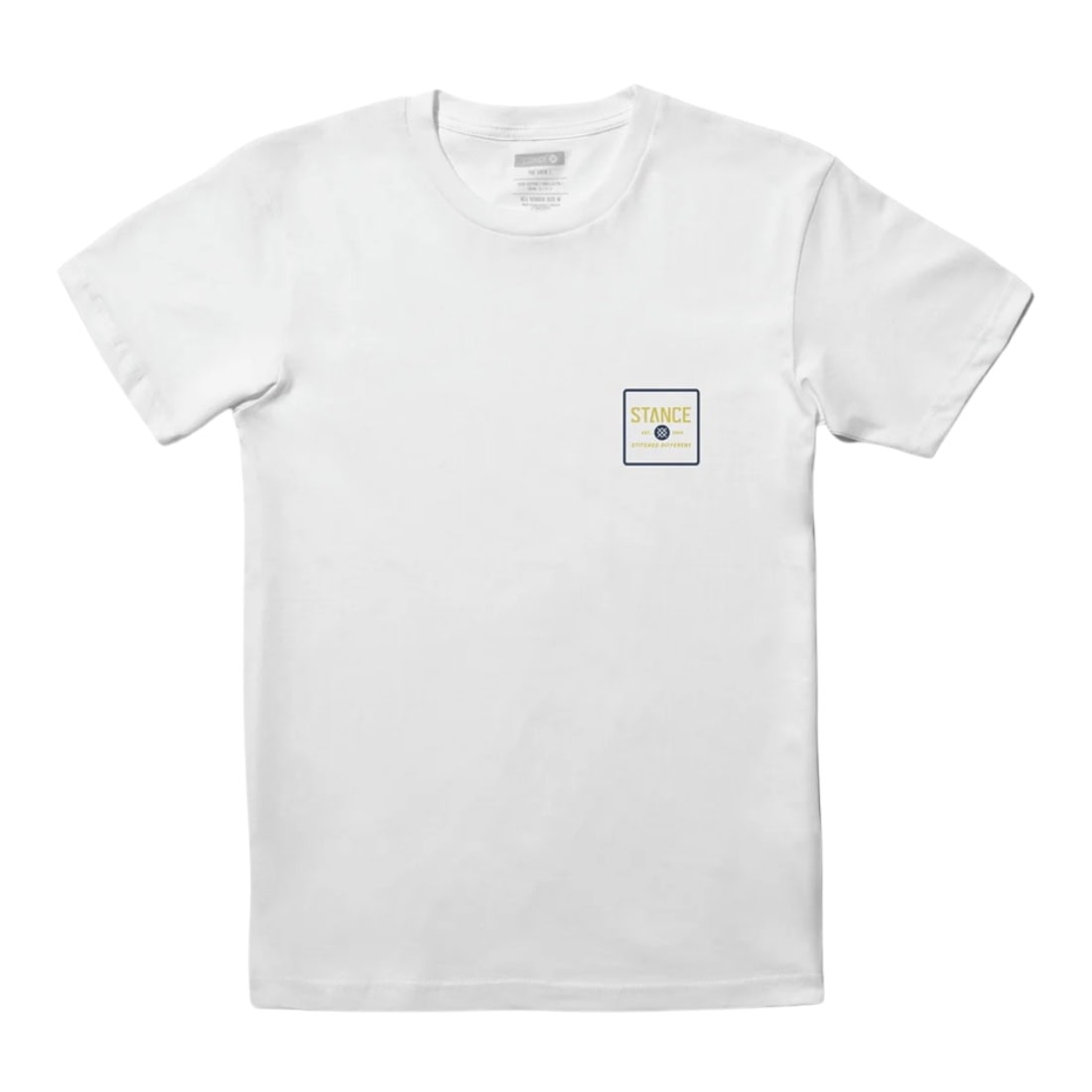 Stance Boxed T-Shirt - White - Mens Graphic T-Shirt by Stance