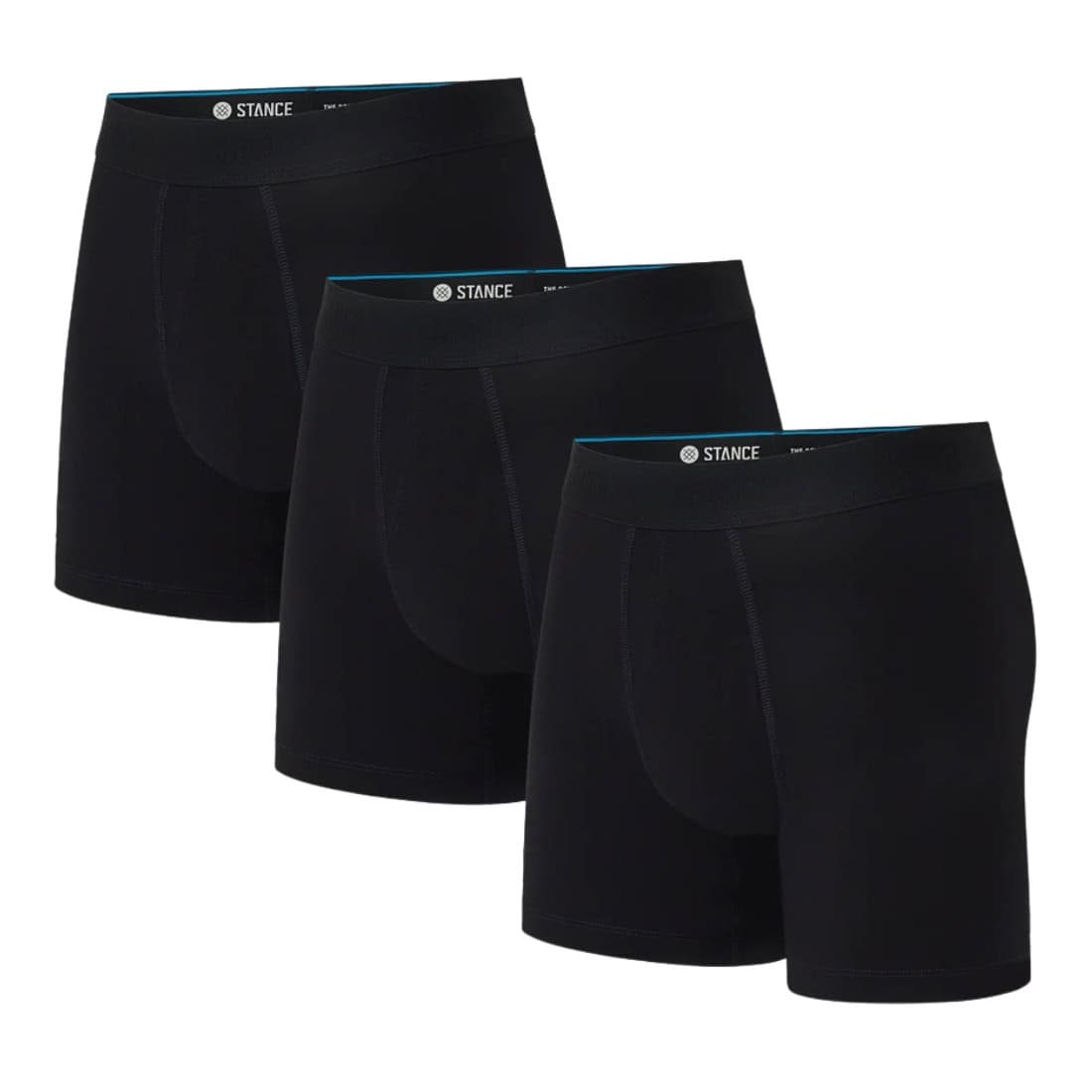 Stance Boxer Brief 3 Pack - Black - Mens Boxer Briefs Underwear by Stance