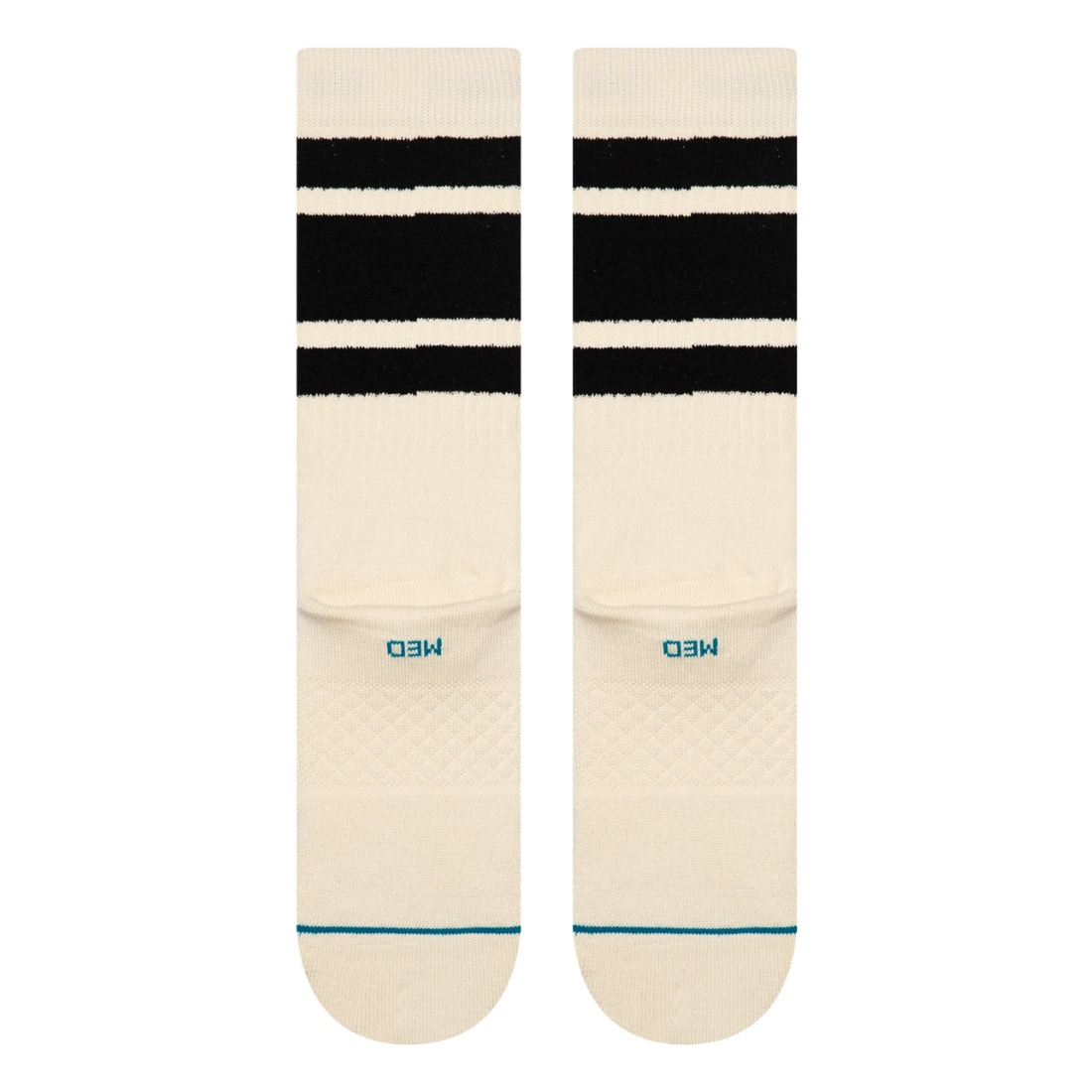 Stance Boyd Cozy Crew Socks - Black White - Unisex Crew Length Socks by Stance