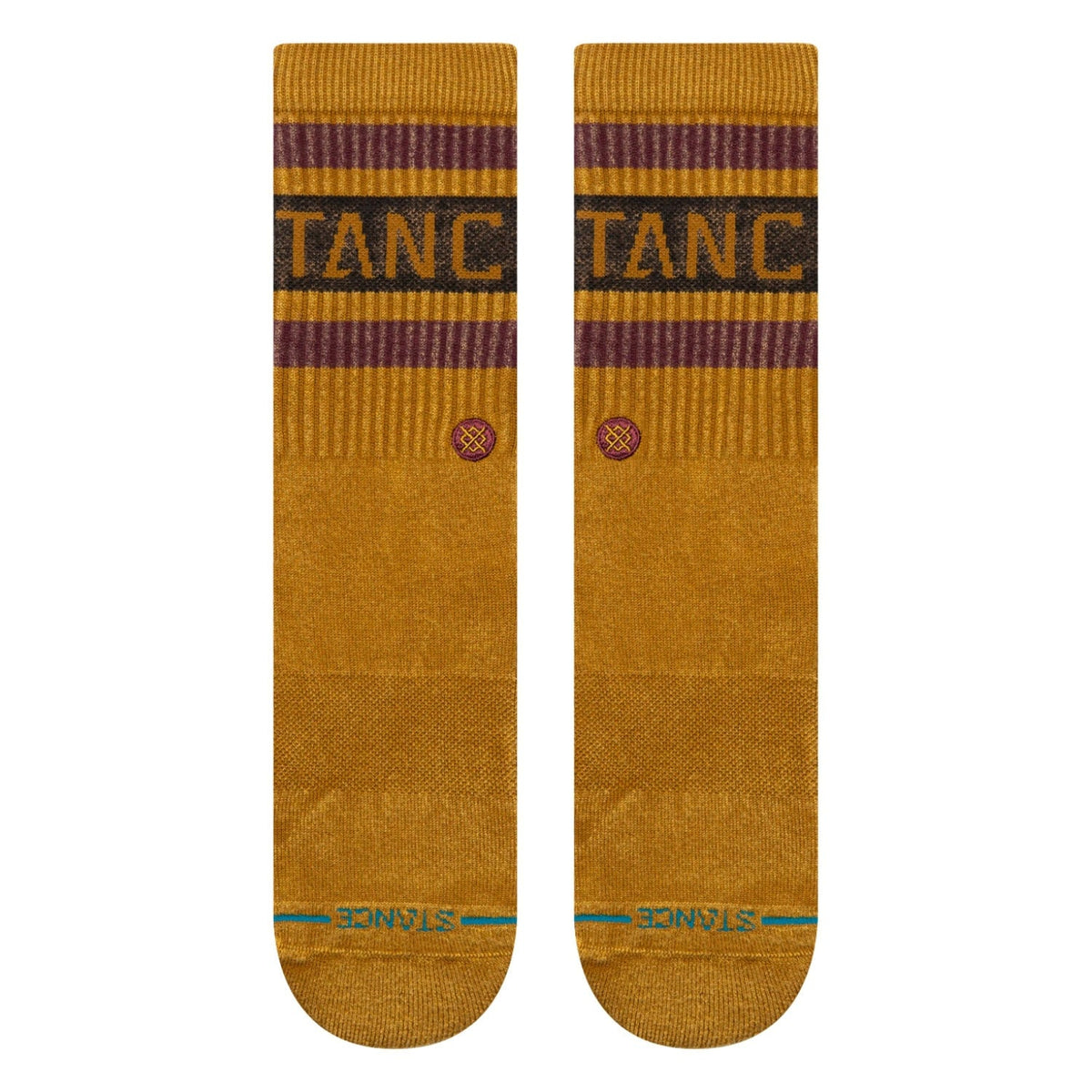 Stance Boyd Limited Socks - Gold - Mens Crew Length Socks by Stance L (UK8-12.5)