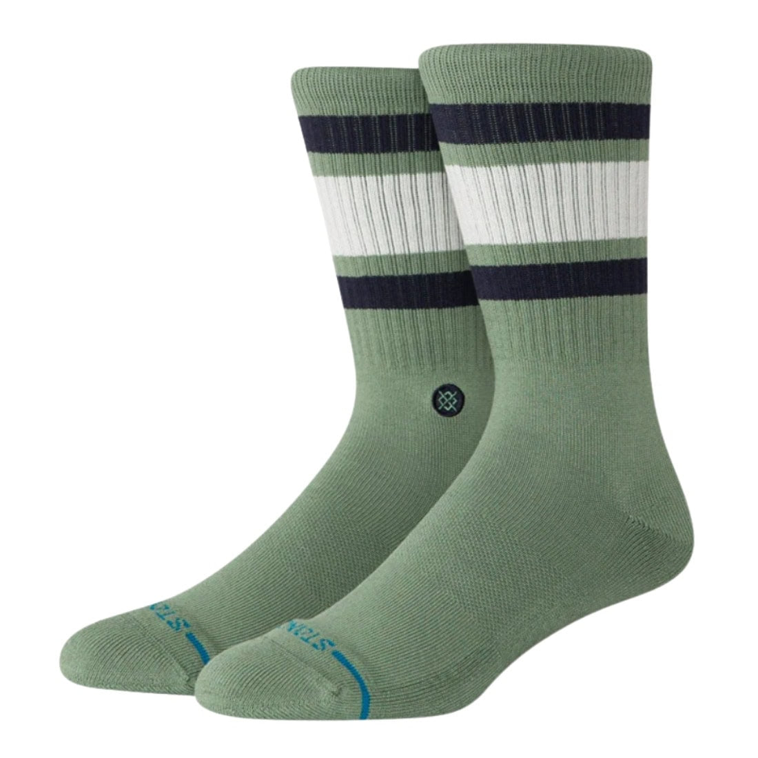 Stance Boyd ST Crew Socks - Green - Unisex Crew Length Socks by Stance