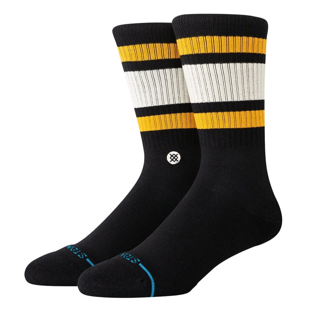 Stance Boyd ST Crew Socks - Mustard - Unisex Crew Length Socks by Stance